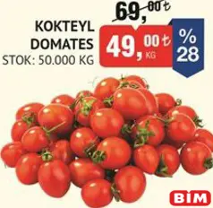 KOKTEYL DOMATES KG KOKTEYL DOMATES KG